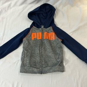Puma - full zip hooded jacket. Size 2